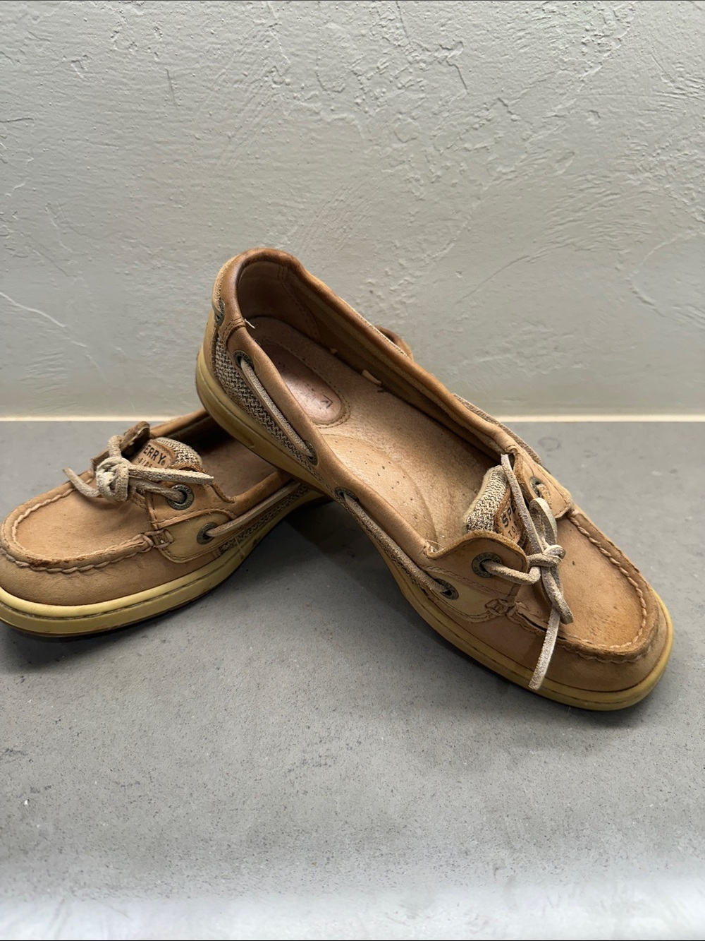 Sperry Classic Tan Leather Boat Shoes for Women